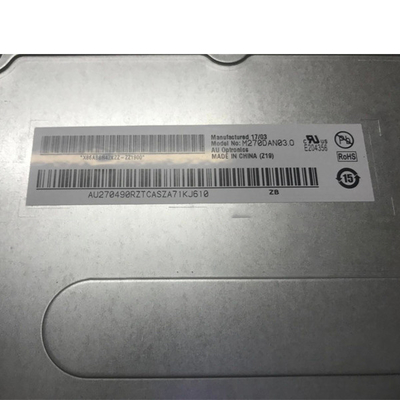 AUO M270DAN03.0 Layar Laptop LCD 2560x1440 Quad HD 108PPI Konektor 70 Pin