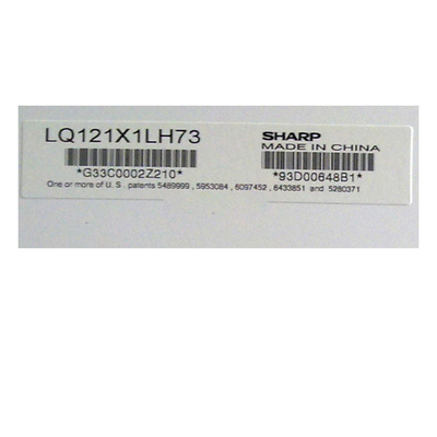 LQ121X1LH73 12.1 Inch LCD Screen Display Panel Sistem Sinyal LVDS