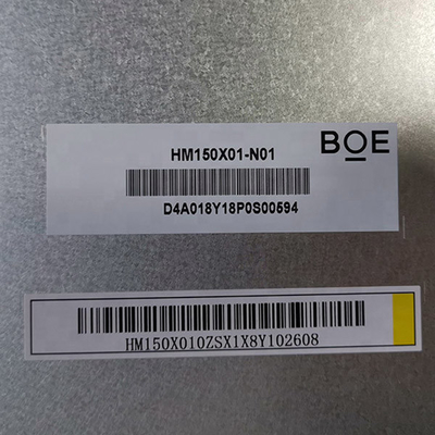 BOE Industri 1024x768 Layar 15 inci HM150X01-N01 20 pin Layar LCD TFT LVDS