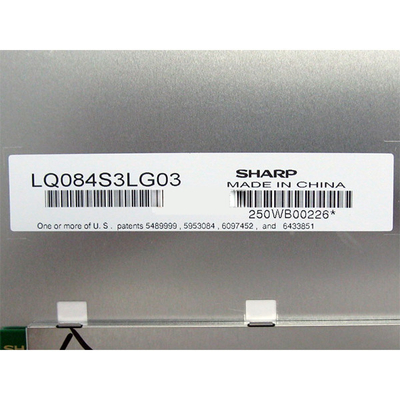 8.4 Inci LQ084S3LG03 WLED Panel Layar Lcd LVDS Industrial LCD Display