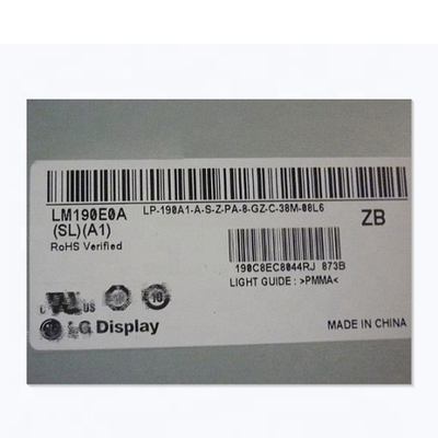 Asli 19,0 inci LM190E0A-SLA1 LM190E0A (SL) (A1) Layar Tampilan LCD