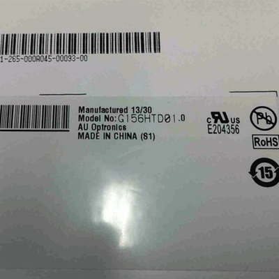 AUO 15.6&quot; Layar LCD Industri G156HTD01.0 1920x1080 FHD 141PPI Konektor 40 Pin