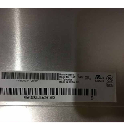 AUO M201EW02 Layar Laptop LCD VC 16.7M 92% NTSC Antiglare Hard Coating