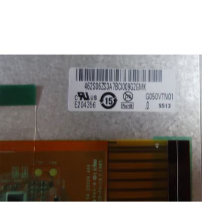 5.0 inci 800 (RGB) × 480 layar AUO G050VTN01.0 Layar LCD TFT