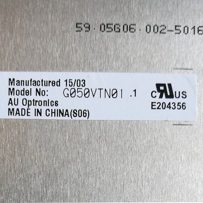 5.0 inci 800 (RGB) × 480 Panel Layar Tampilan LCD Untuk G050VTN01.1