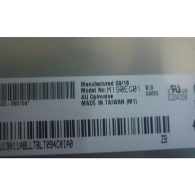 19,0 inci 1280 (RGB) × 1024 tampilan game M190EG01 V00 tampilan layar lcd