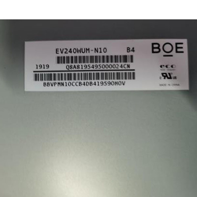 BOE EV240WUM-N10 24.0 Inch IPS LCD Display Panel Modul Resolusi RGB 1920X1200