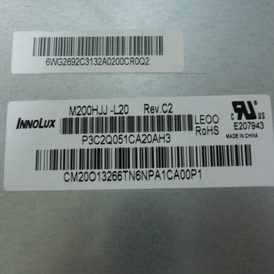 M200HJJ-L20 Rev.C1 C2 19,5 inci 1920x1080 FHD IPS LCD Display LVDS Antarmuka LCD Untuk Mesin Industri