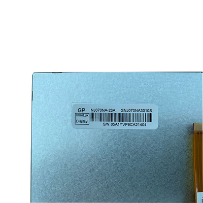 NJ070NA-23A Innolux 7 inch TFT LCD layar dengan 1024*600 kabel LVDS dan papan pengontrol untuk panel lcd