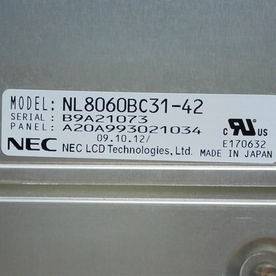 Layar lcd 82ppi 12,1 inci NL8060BC31-42 Penggantian Tampilan Monitor LCD