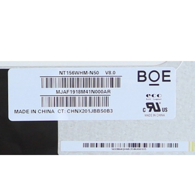 BOE 15.6&quot; Panel LCD NT156WHM-N50 1366x768 RGB Garis Vertikal Layar LCD Laptop 100PPI