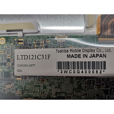 Panel LCD CCFL 12.1 Inci 800×600 RGB Garis Vertikal LTD121C31F