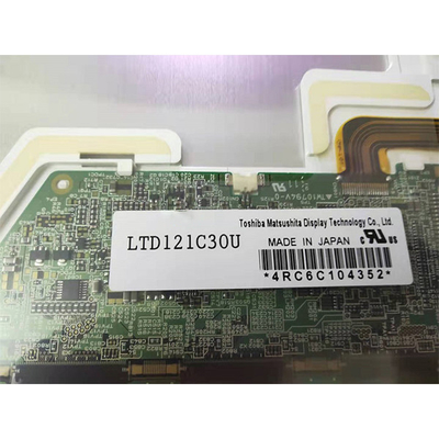Layar LCD TFT 12.1 Inci RGB 800×600 Konektor CMOS SVGA 82ppi LTD121C30U
