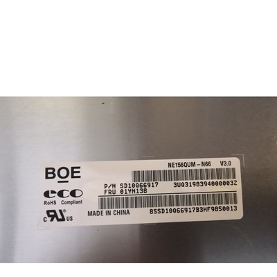 BOE Vertical Stripe 15.6 Inch Panel LCD NE156QUM-N66 Layar Laptop 40 pin