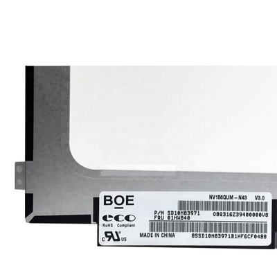 Panel LCD BOE Garis Vertikal 15,6 Inci NV156QUM-N43 LAYAR LCD Laptop