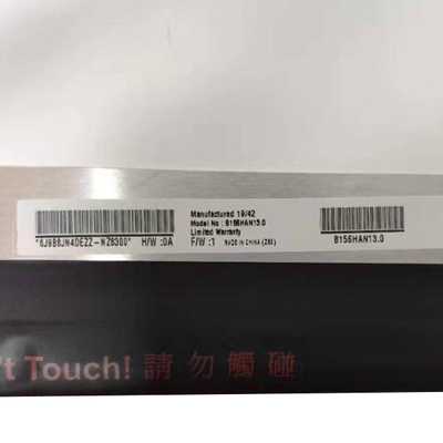 AUO Garis Vertikal Panel LCD 15,6 Inci B156HAN13.0 LAYAR LCD 10 pin