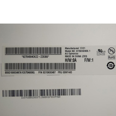 AUO Garis Vertikal Panel LCD 15,6 Inci B156HAN06.1 HW0A 1920*1080 141PPI