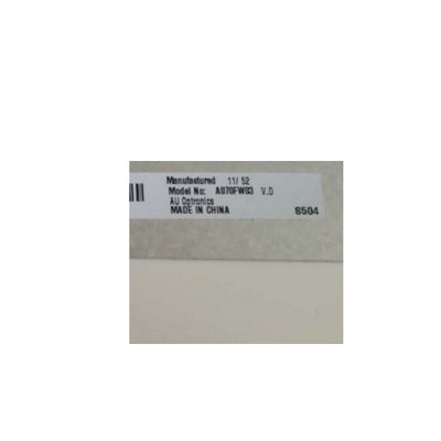 A070FW03 V0 Panel Layar LCD Mobil DVD Navigasi RGB Stripe AUO LCD Display