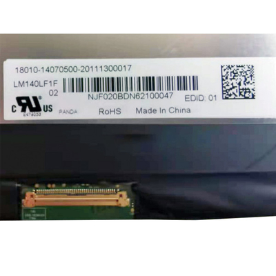 LM140LF1F02 Layar LCD Laptop FHD IPS 144Hz 1920x1080 72% Panel LCD NTSC