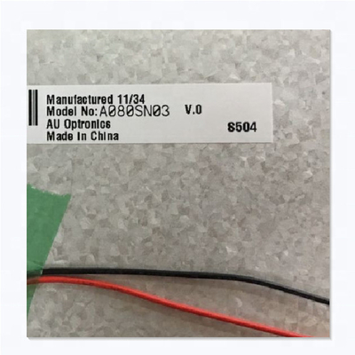 A080SN03 V0 60pin layar lcd 8.0 icnh 800x600 Panel LCD TFT