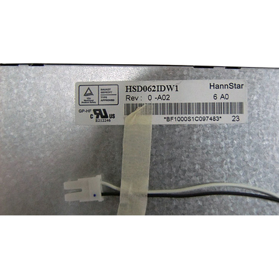 Baru HannStar 6.2 inci 800*480 HSD062IDW1-A02 Tampilan Layar LCD
