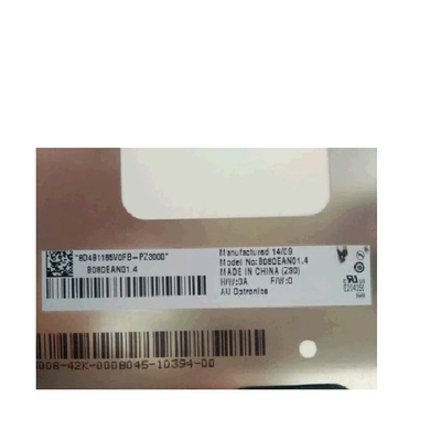 RGB Garis Vertikal B080EAN01.4 800*1280 31 pin LAYAR LCD
