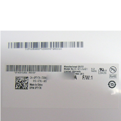 B101AW01 V0 HW5A AUO 10.1 inci dengan layar LCD Resolution1024*576