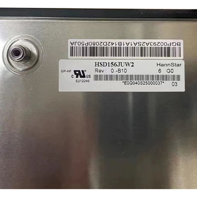 Panel LCD 15,6 inci HSD156JUW2-B10 mendukung layar LCD Industri 1920*1080