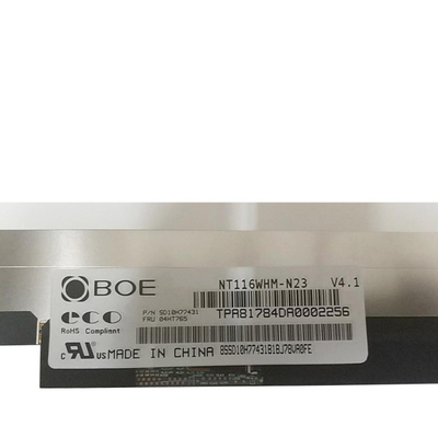 NT116WHM-N23 Layar LCD Laptop 11.6 inci 60HZ EDP 30 pin Slim TN Glossy Untuk BOE