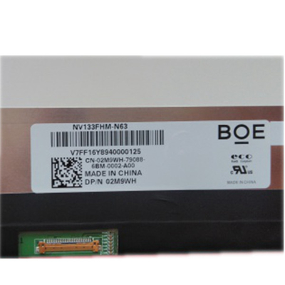 BOE NV133FHM-N63 1920x1080 FHD IPS Panel Layar Laptop Led Ramping 13,3 inci