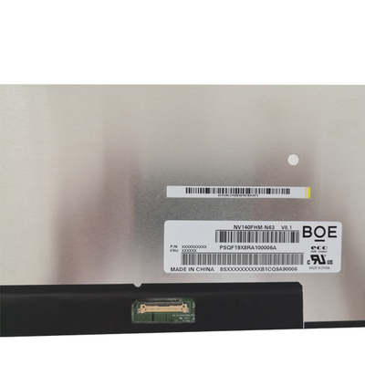 BOE Slim 30pin Edp Laptop Lcd Led Tampilan Layar NV140FHM-N63 14.0 Inci Untuk Asus Ux433