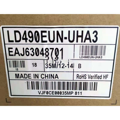 LG Display Modul LCD Penyambungan 49,0 Inci Dinding Video Luar Ruang Kecerahan Tinggi LD490EUN-UHA3