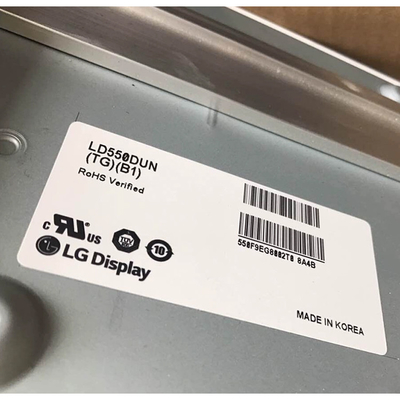 Dinding video luar ruangan 55 inci 3.8mm panel LCD bezel LD550DUN-TGB1 Untuk Layar LG
