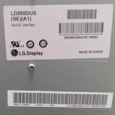 LD550DUS-SEA1 Panel Tampilan Layar LCD 55 Inci RGB Vertical Stripe