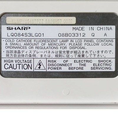 LQ084S3LG01 8.4 inci TFT LCD Tampilan Layar 800*600
