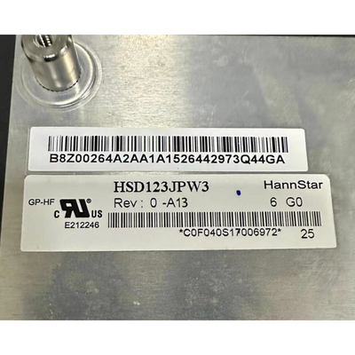 12,3 inci 1920*720 HSD123JPW3-A13 Layar Monitor LCD Bagian Tampilan