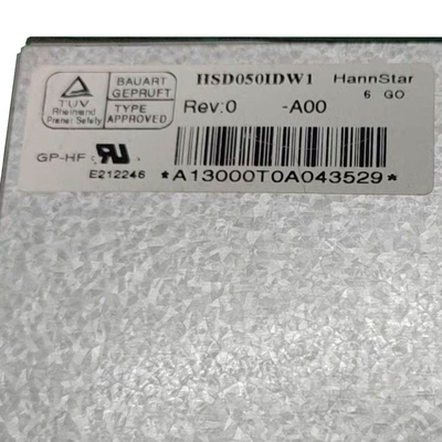 HannStar HSD050IDW1-A00 Panel LCD 5 Inci RGB 800*480 WVGA 188PPI