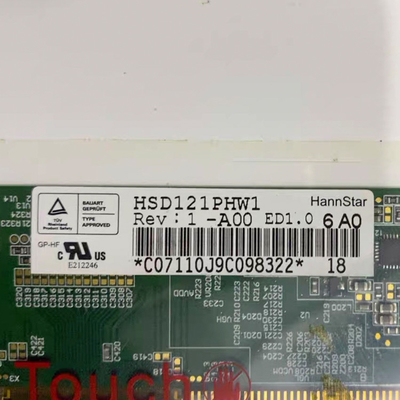 12.1 inci 1366*768 40pin HSD121PHW1-A00 layar panel LCD