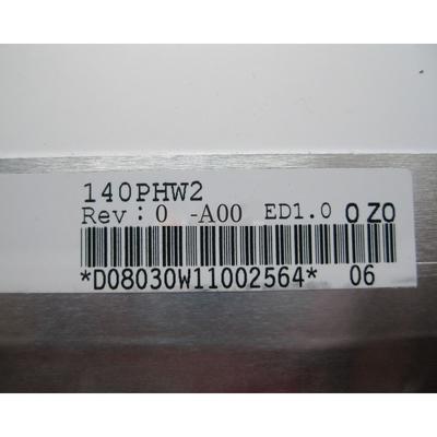 14.0 inci 1366 * 768 TFT LCD Panel HSD140PHW2-A00
