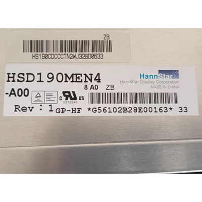 19.0 inci LCD Display Module HSD190MEN4-A00 TFT LCD Screen Module