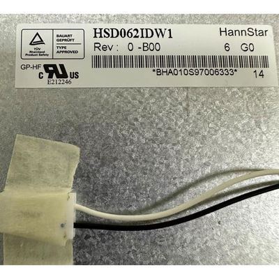6.2 inci LCD Screen Panel HSD062IDW1-B00 LCD Display Module Penggantian