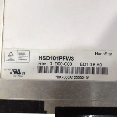 10.1 inci panel LCD Modul HSD101PFW3-D00-C00 1024*600 layar lcd Tampilan