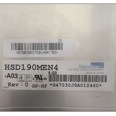 19.0 inci HSD190MEN4-A03 30 pin LCD Layar