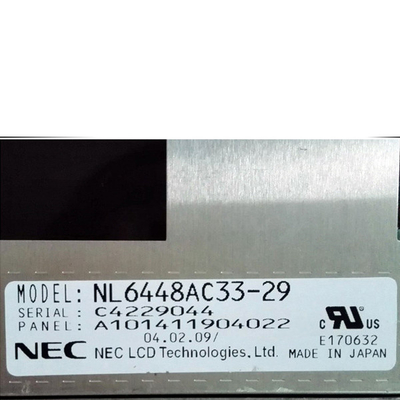 NL6448AC33-29 10,4 inci 31 pin Resolusi 640*480 Layar LCD