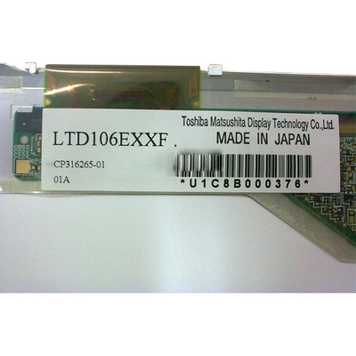 10.6 inci LTD106EXXF TFT LCD Laptop Tampilan