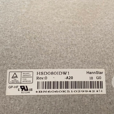 HSD080IDW1-A20 Lcd display screen 8.0 inci 800*480 LCD Panel Module