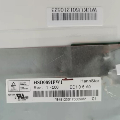 HSD089IFW1-C00 8,9 inci 1024*600 LVDS LCD Panel layar