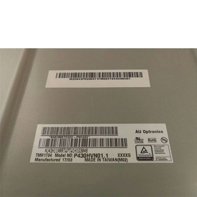 43.0 inci 51PPI P430HVN01.1 Layar LCD