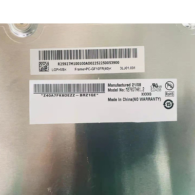 Pencahayaan Tinggi 70 pin M270DTN01.2 12.0V Tipe TFT LCD Display