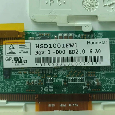 Original 10,1 inci modul LCD 1024 * 600 HSD100IFW1-D00 Layar LCD